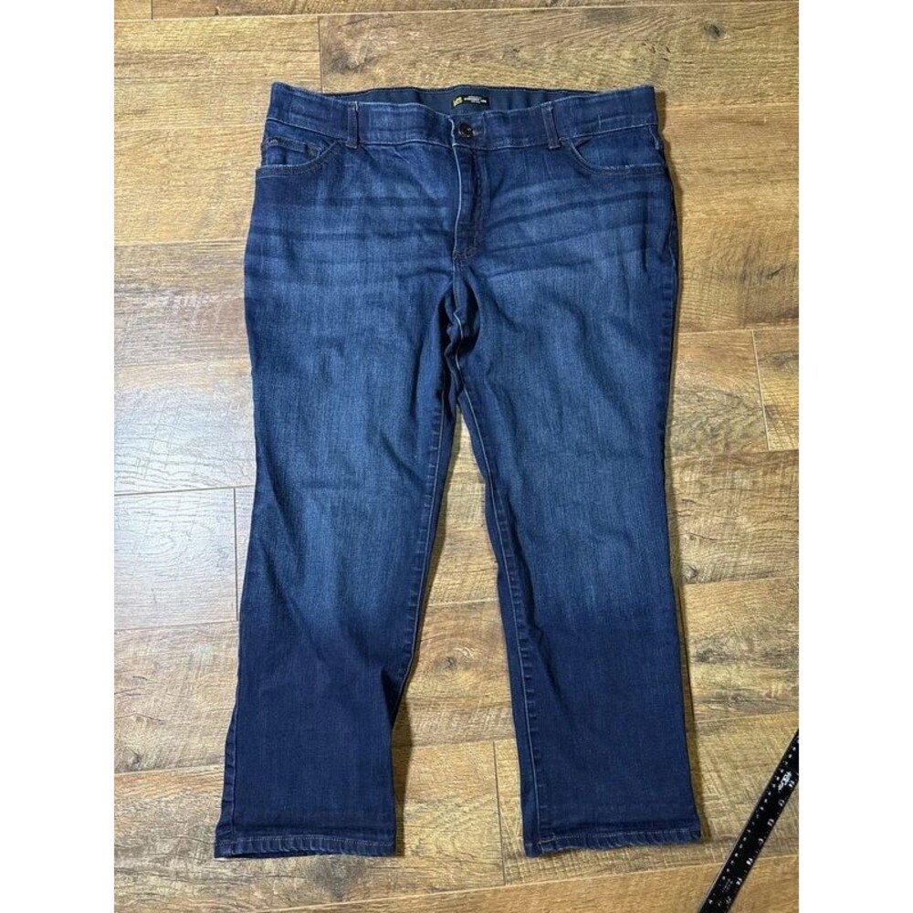 Lee Straight Jeans Dark Denim Flex 20 Petite Short